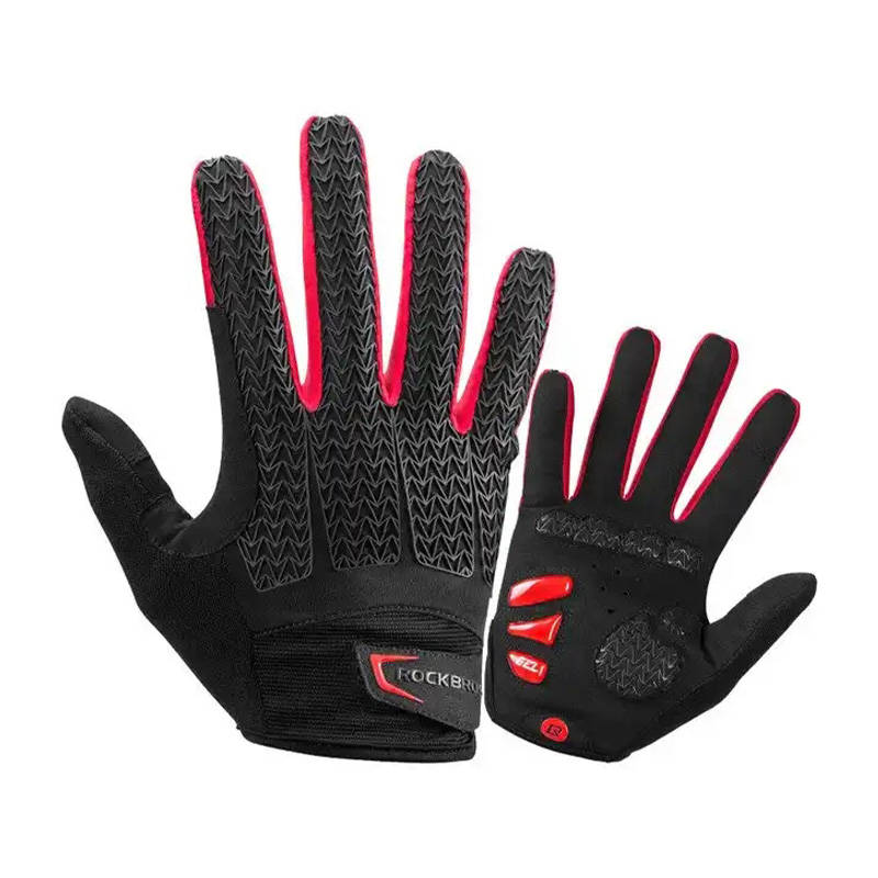 Rockbros cycling gloves size: L S169-1BR (black-red)_0