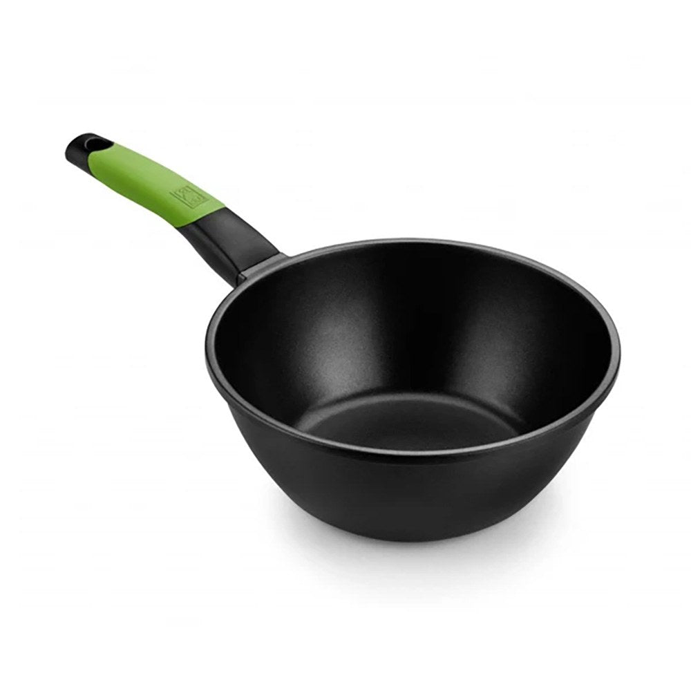 Wok de alumÃnio fundido com antiaderente tricamada innovation prior ø24 cm_0