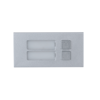 (DHI-VTO4202F-MB2) DAHUA MÓDULO CON 2 BOTONES PARA VIDEOPORTERO EXTERIOR MODULAR SERIE VTO4202F 50X100MM_1