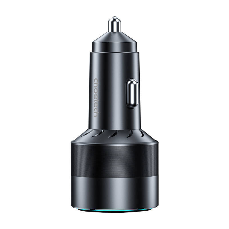 Choetech fast car charger 130W 2xUSB-C + USB-A black (TC0011)_5