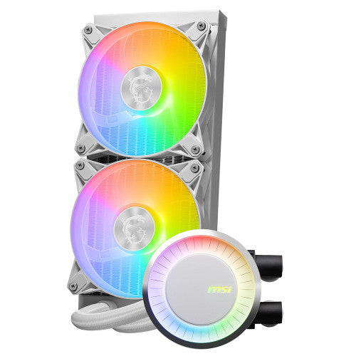 MSI MAG CORELIQUID E240 WHITE sistema de refrigeración para ordenador Placa base, Procesador Kit de refrigeración líquida 12 cm Blanco_2