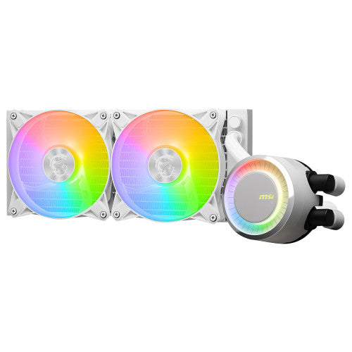 MSI MAG CORELIQUID E240 WHITE sistema de refrigeración para ordenador Placa base, Procesador Kit de refrigeración líquida 12 cm Blanco_4