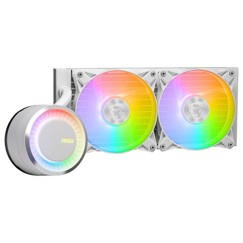 MSI MAG CORELIQUID E240 WHITE sistema de refrigeración para ordenador Placa base, Procesador Kit de refrigeración líquida 12 cm Blanco_5