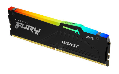MEMORIA KINGSTON 16GB 6400MT/S DDR5 CL32Â FURY BEAST RGB EXPO - KF564C32BBEA-16_0