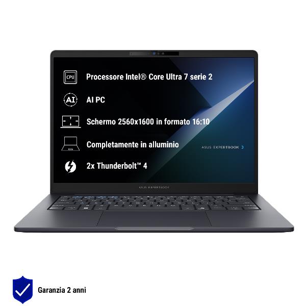 Laptop ASUS Expertbook B5 Series / Preto / 90NX08I1-M006F0_0
