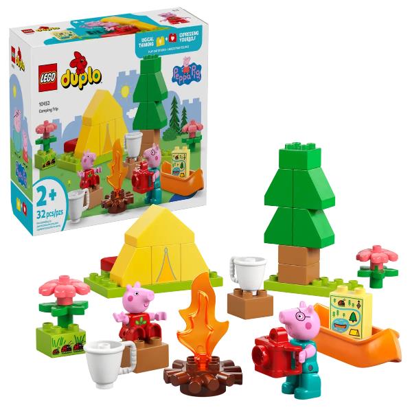 Konstruktionsspielzeug LEGO / Peppa Wutz Campingausflug / 10452_0