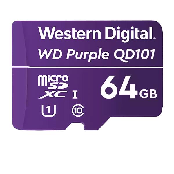 MICROSD WD PURPLE 64GCLAS 10_0