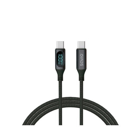 CABLE USB-C SAVIO CL-174 NEGRO_0