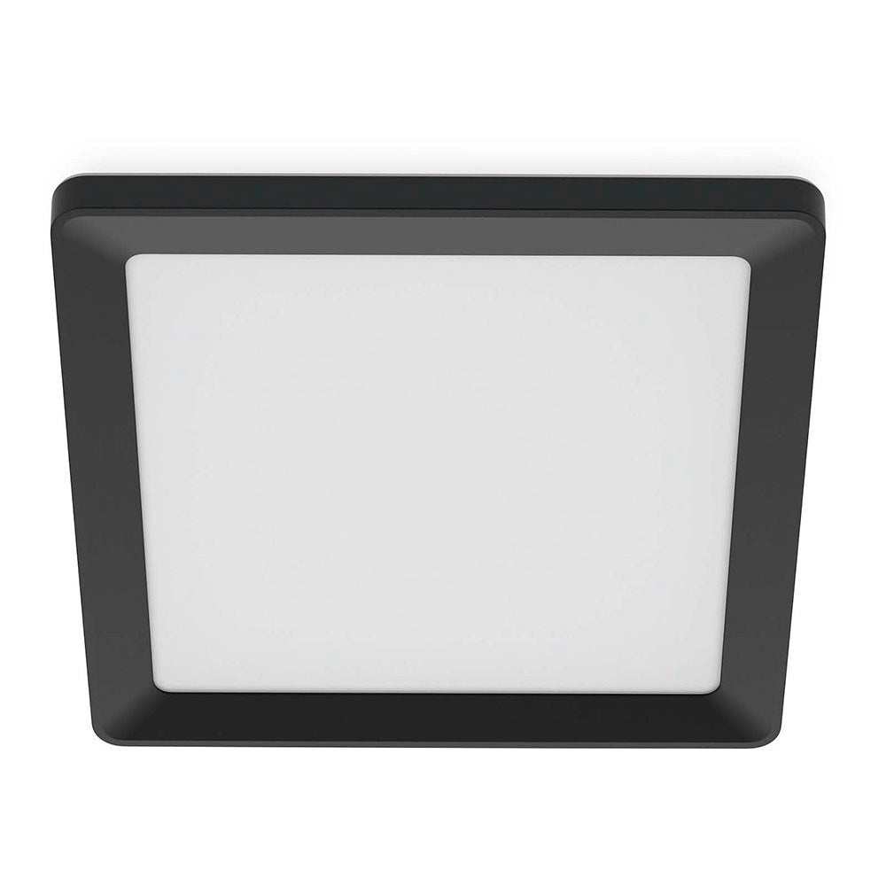 Plafon quadrado preto valen, 17 w, 2050 lm, 2200 - 6500 k, 395 x 37 x 395 mm_0