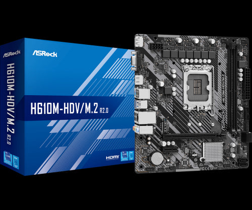 Asrock H610M-HDV/M.2 R2.0 Intel H610 LGA 1700 micro ATX_0