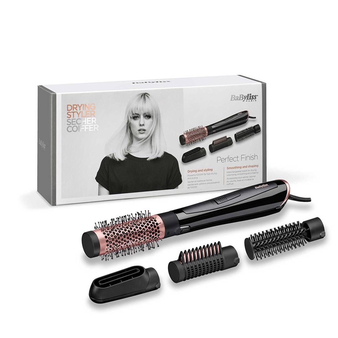 BaByliss Hot Air Brush AS126E / Escova de Ar Quente / Cor Rosa