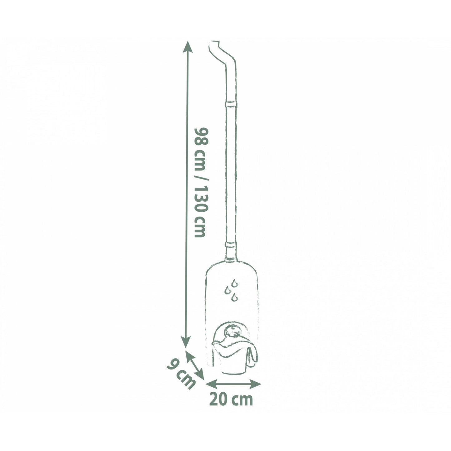 Depósito de Água Smoby Life com Regador para Casas de Jardim