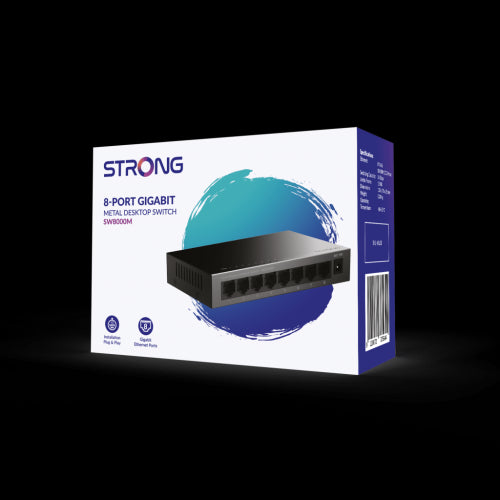 Strong SW8000M switch Gigabit Ethernet (10/100/1000) Negro_5