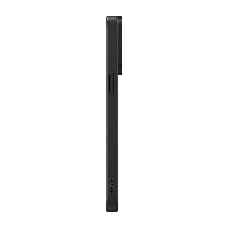 Armored case for iPhone 14 Pro compatible with MagSafe Baseus Synthetic Fiber tempered glass - black_11