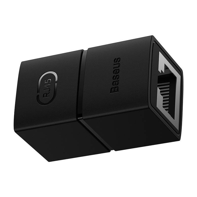 Network connector Baseus AirJoy Series RJ-45 Ethernet cable connector 1 pcs - black_5