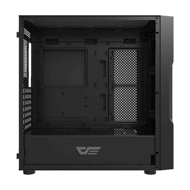 Darkflash DK431 Glass computer case (black) + 4 RGB fans_2