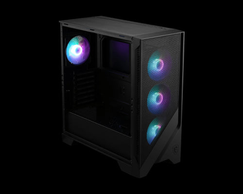 MSI MAG FORGE 320R AIRFLOW carcasa de ordenador Micro Torre Negro, Transparente_1