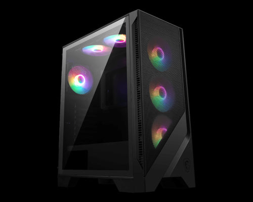 MSI MAG FORGE 120A AIRFLOW carcasa de ordenador Midi Tower Negro, Transparente_1