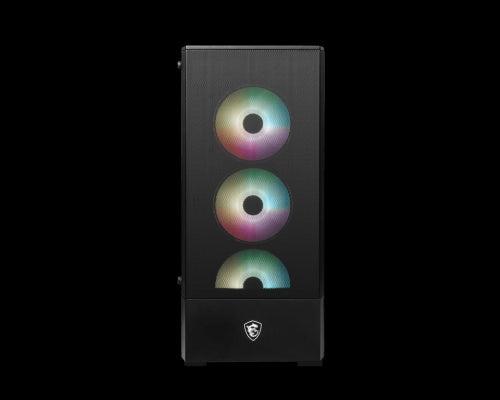 MSI MAG FORGE 112R carcasa de ordenador Midi Tower Negro, Transparente_1