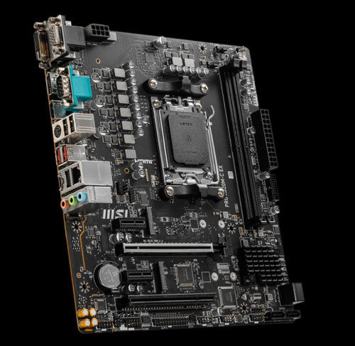 PLACA MSI PRO A620M-C EX,AMD,AM5,A620,2DDR5,128GB,VGA+DVI+HDMI+DP,GBLAN,4SATA6.0+2XM.2,4USB3.2+1USB3.2 TYPE-C,MATX_2