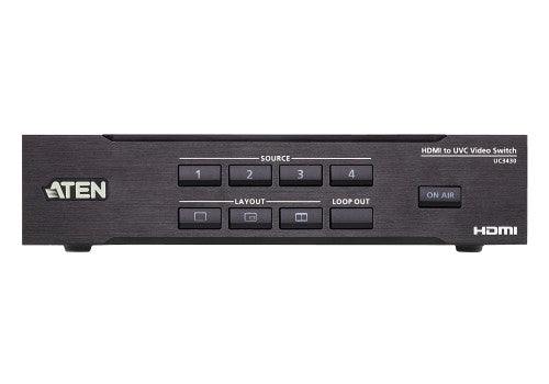 ATEN Conmutador de vÃdeo HDMI a USB de 4 entradas CAMLIVE⢠PRO 4K_1