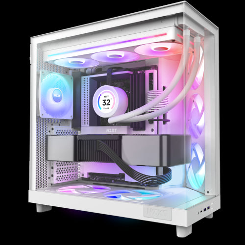 NZXT RF-U36HF-W1 sistema de refrigeración para ordenador Carcasa del ordenador Ventilador 36 cm Blanco_4