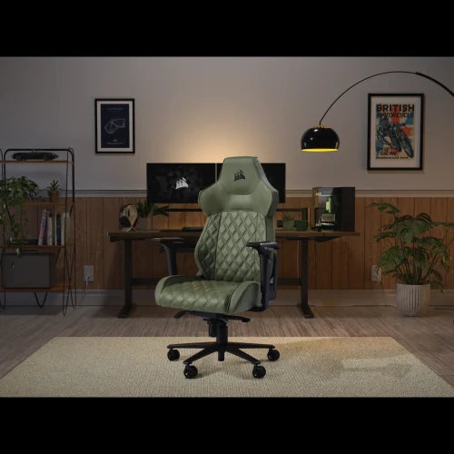 Corsair TC500 LUXE Silla para videojuegos de PC Asiento acolchado Verde_5