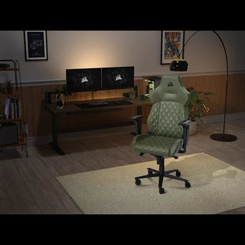 Corsair TC500 LUXE Silla para videojuegos de PC Asiento acolchado Verde_6