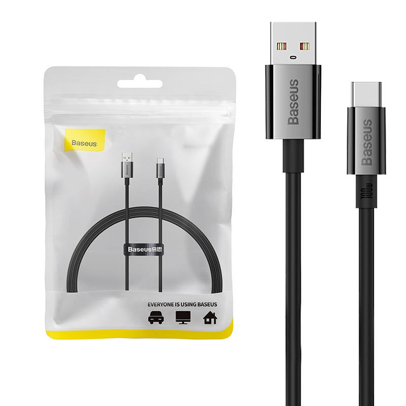 Cable USB do USB-C Baseus Superior100W 1m (black)_0