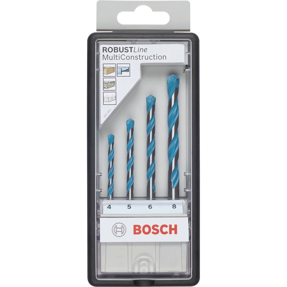 Conjunto de 4 Brocas CYL-9 Multifunções Bosch