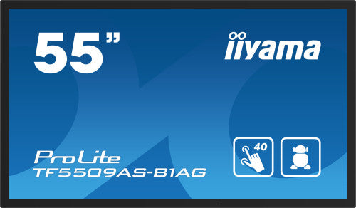 MONITOR IIYAMA 55" TACTIL / ANDROID 11 / 500CD / RAM 4GB / ROM 32GB / 8MS / USO 24/7 / MODO KIOSCO / IP65 FRONTAL / HDMIX2 / DP X1 / RJ45 / MM / HORIZONTAL-VERTICAL-CARA ARRIBA/ VESA 400X400 (TF5539AS-B1AG)_3