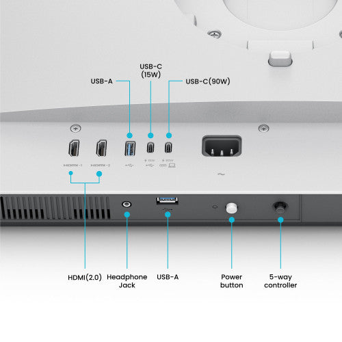 Monitor BENQ MA320U / LED / Grafismo para MacBook / Preto_2