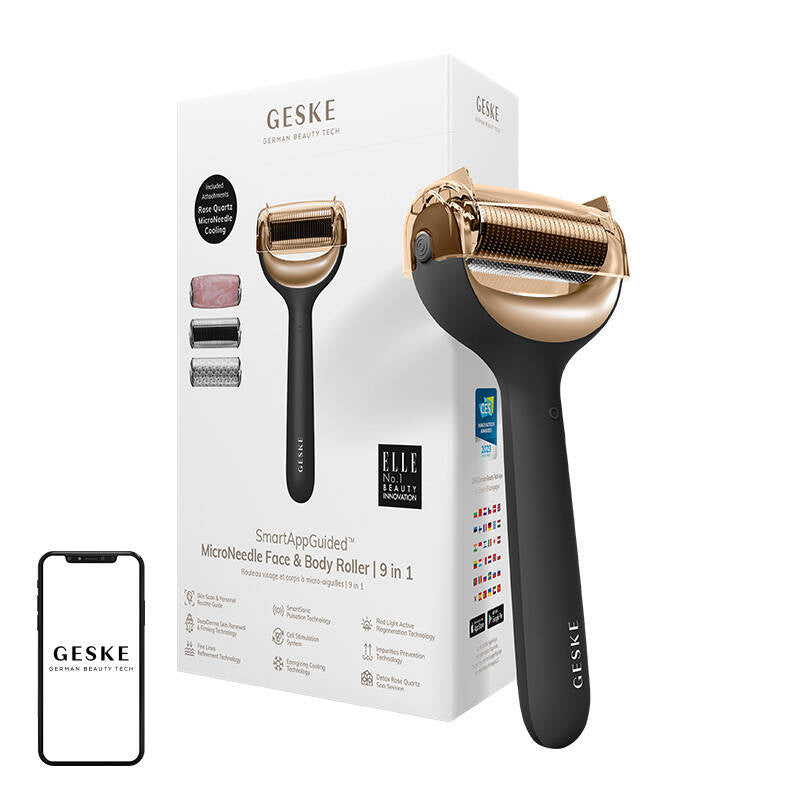 Micro Needle Face&Body Roller 9in1 Geske with APP (gray)_0