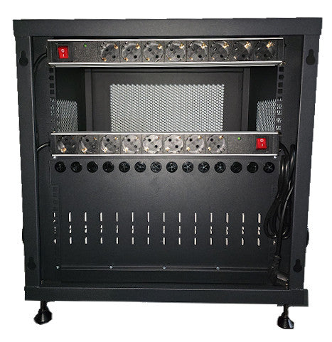 Ewent EW1714 carrito y armario de dispositivo portátil Armario de gestión y carga para dispositivos portátiles Negro_1