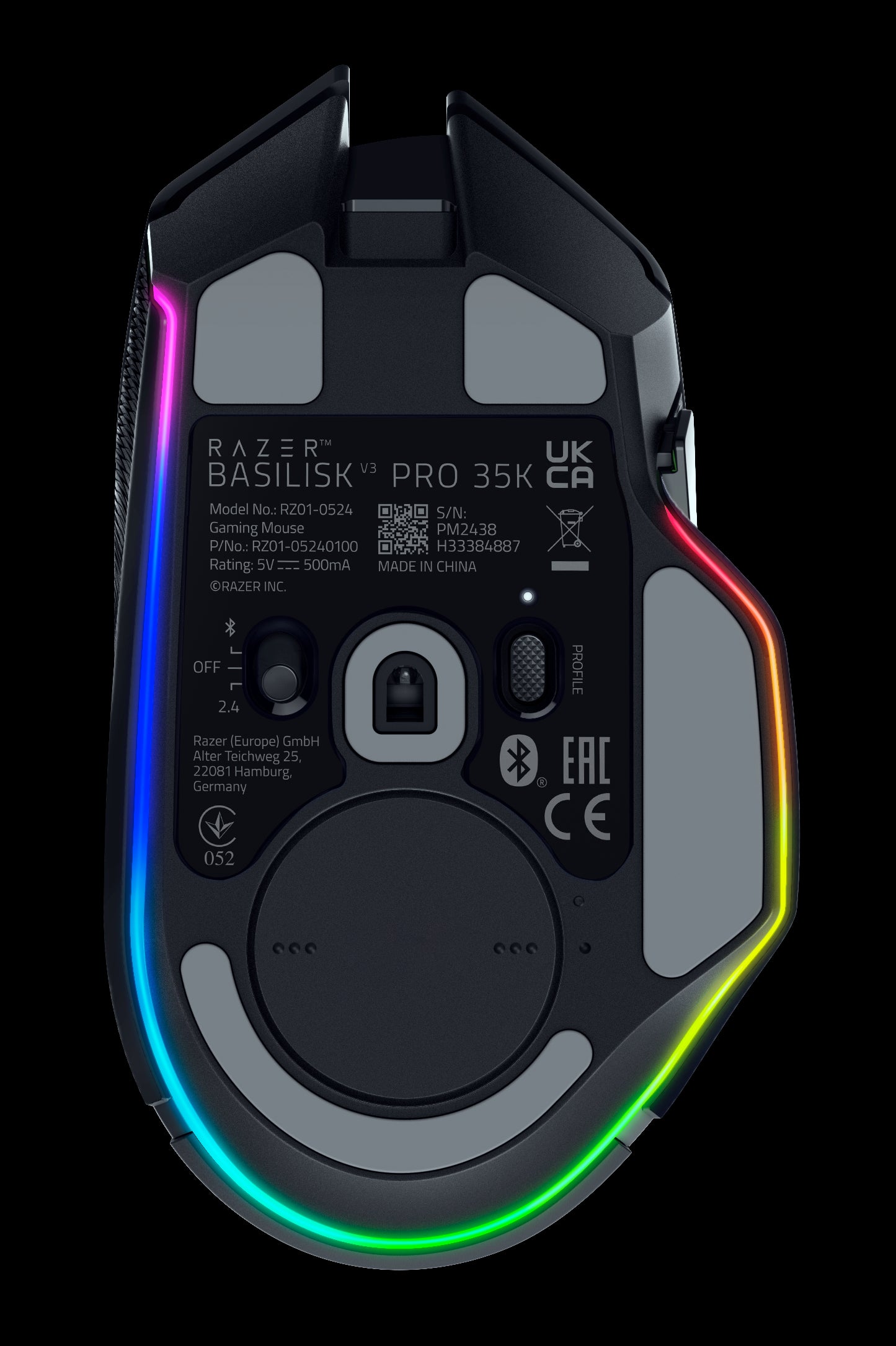 RATON RAZER BASILISK V3 PRO 35K NEGRO (RZ01-05240100-R3G1)_4