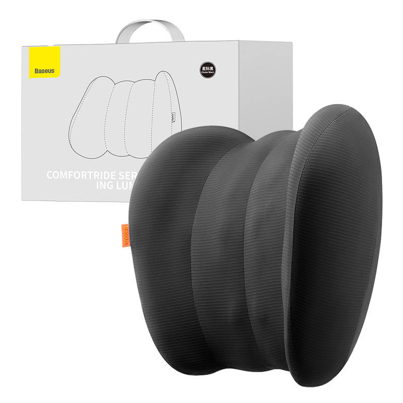 Baseus ComfortRide car lumbar pillow - black_1