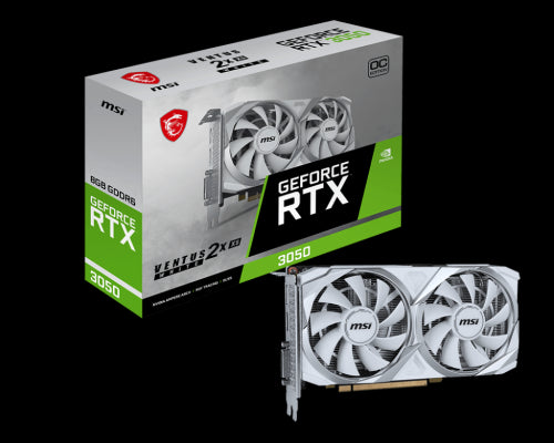 GeForce RTX 3050 Ventus 2X XS WHITE 8G OC, Grafikkarte_2