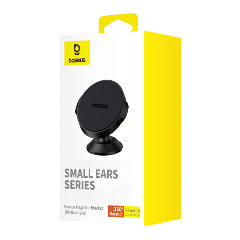 Baseus Small Ears 360° vertical magnetic holder (Overseas Edition) - black_5
