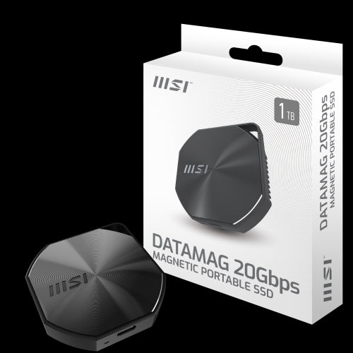 MSI DATAMAG 20GBPS 2TB unidad externa de estado sólido USB Tipo C USB 3.2 Gen 2x2 Negro_1