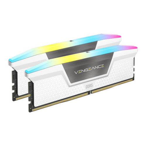 MEMORIA CORSAIR DDR5 64GB 2X32GB PC6000 VENGEANCE RGB BLANCA CMH64GX5M2B6000Z30W_1