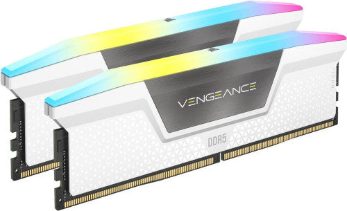 MEMORIA CORSAIR DDR5 32GB 2X16GB PC6000 VENGEANCE RGB BLANCA CMH32GX5M2E6000Z36W_0