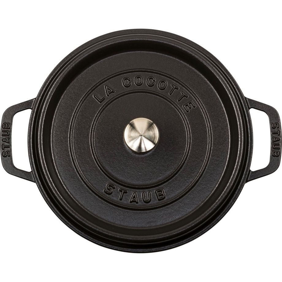 Cocotte Staub / 20cm / Redonda / Preto / 40509-487-0_0