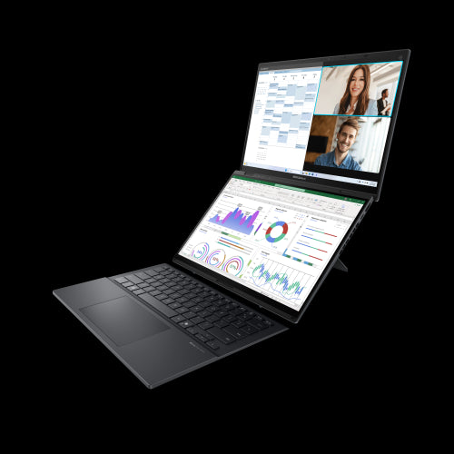 ASUS Zenbook Duo OLED UX8406CA-PZ009W - Ordenador Portátil 14" WQXGA+ 120Hz (Intel Core Ultra 9 285H, 32GB RAM, 2TB SSD, Arc 140T, Windows 11 Home) Gris Tintero - Teclado QWERTY español_7