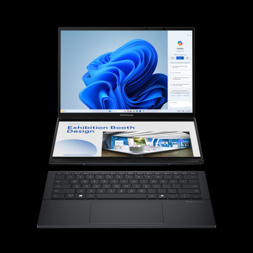 ASUS Zenbook Duo OLED UX8406CA-PZ009W - Ordenador Portátil 14" WQXGA+ 120Hz (Intel Core Ultra 9 285H, 32GB RAM, 2TB SSD, Arc 140T, Windows 11 Home) Gris Tintero - Teclado QWERTY español_9