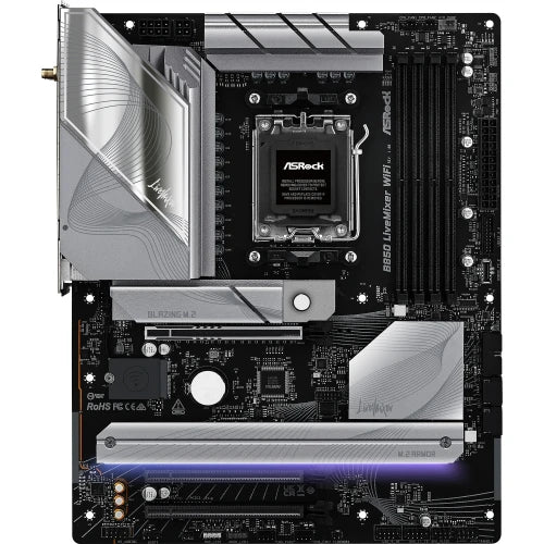 PLACA ASROCK B850 LIVEMIXER WIFI,AMD,AM5,B850,USB20G,WIFI7,ATX_2