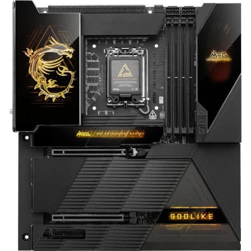 PLACA MSI MEG Z890 GODLIKE,INTEL,1851,Z890,4DDR5,256GB,2THUNBERBOALT,6M.2+4SATA6G,13USB3.2+2USB4.0,2GBLAN10G+5G+WIFI7+BT5.4,E-ATX_2