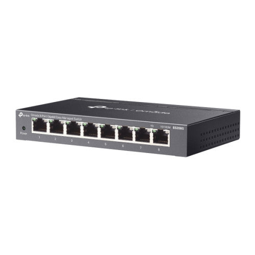 TP-Link ES208G switch Gestionado Gigabit Ethernet (10/100/1000) Negro_3