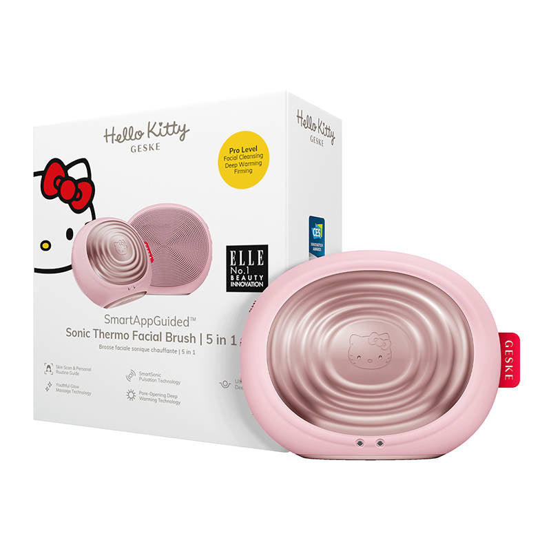 Sonic Thermo Facial Brush 5in1 Geske with APP (hello kitty pink)_1