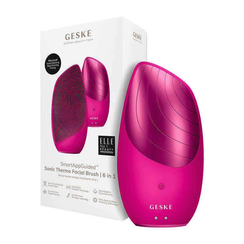 Sonic Thermo Facial Brush 6 in 1 Geske with APP (magenta)_1