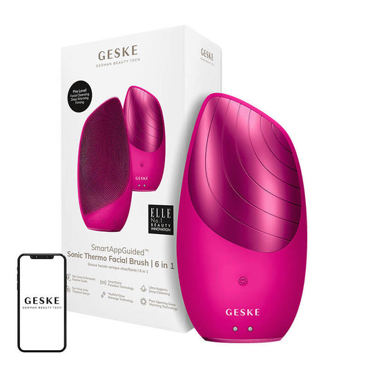 Sonic Thermo Facial Brush 6 in 1 Geske with APP (magenta)_0